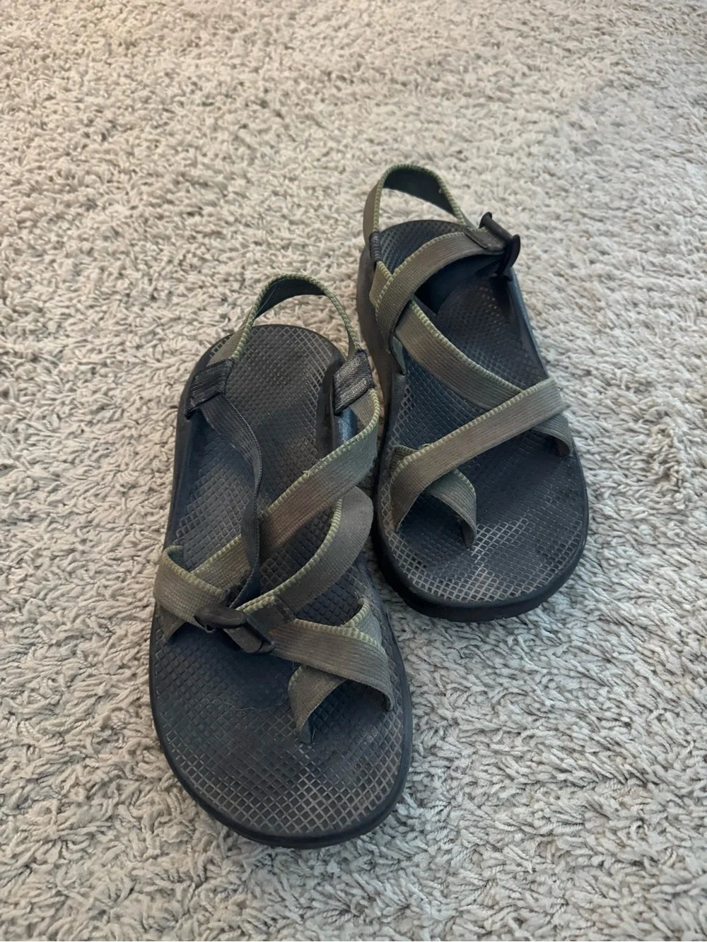 Chaco Olive Green Strappy Sandals